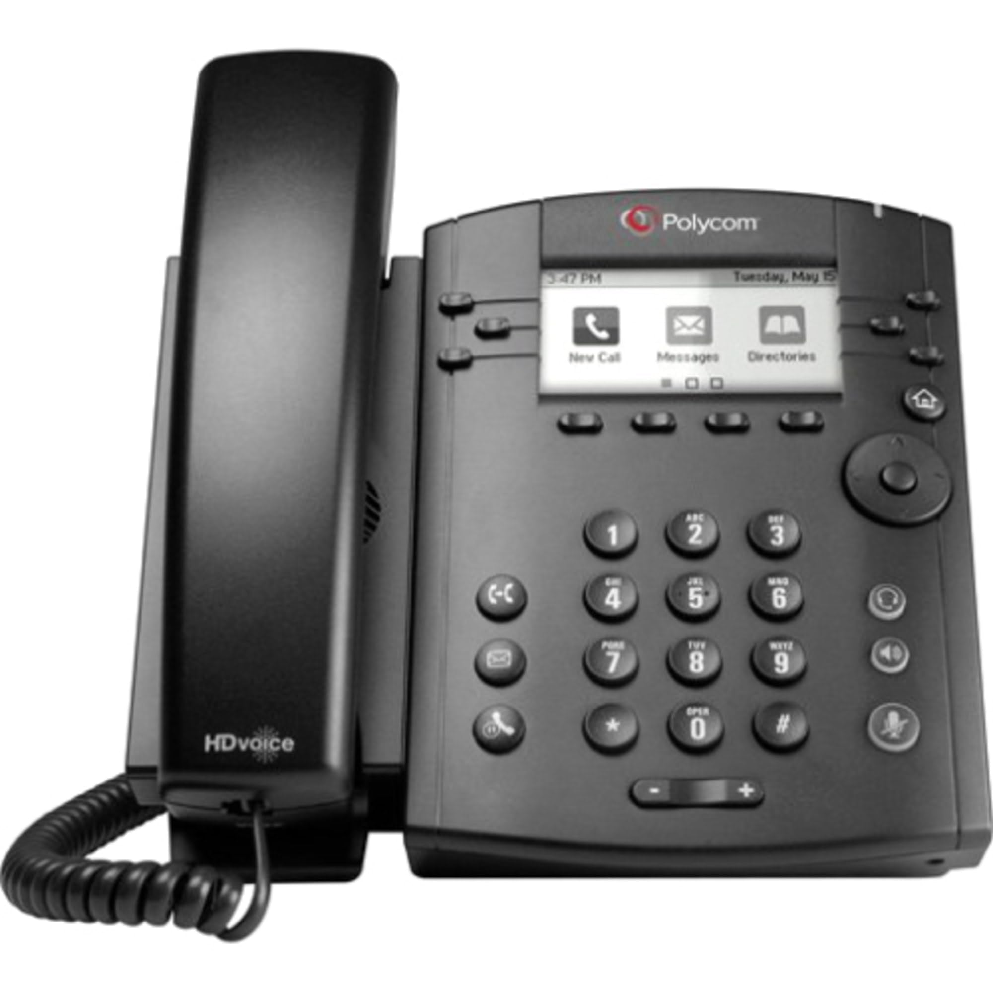 Polycom Vvx300 Series Business Media Desktop Phone, Poe (2200 46135 025) Power Supply Not Included